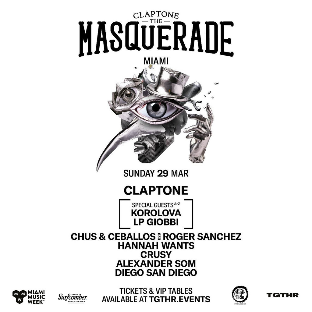CLAPTONE PRESENTS THE MASQUERADE MIAMI Image