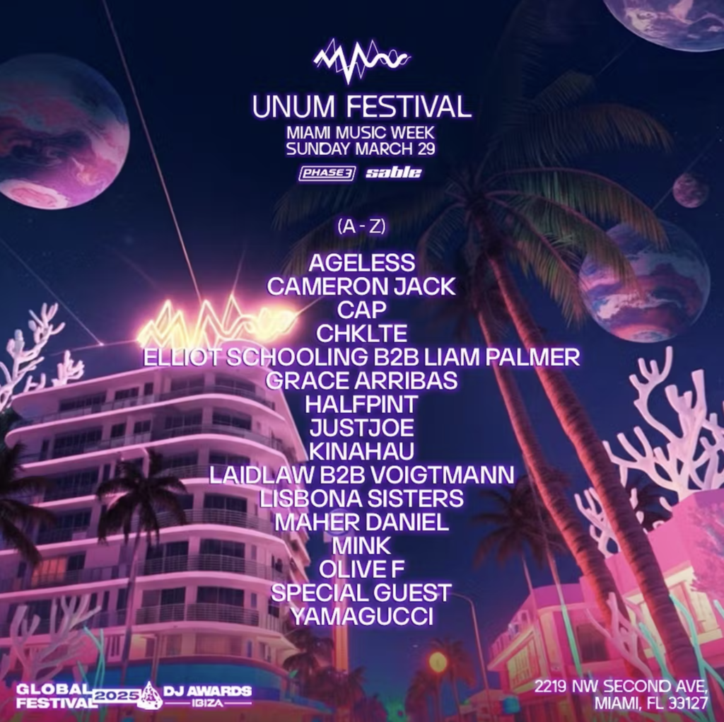 UNUM - Miami Music Week Image