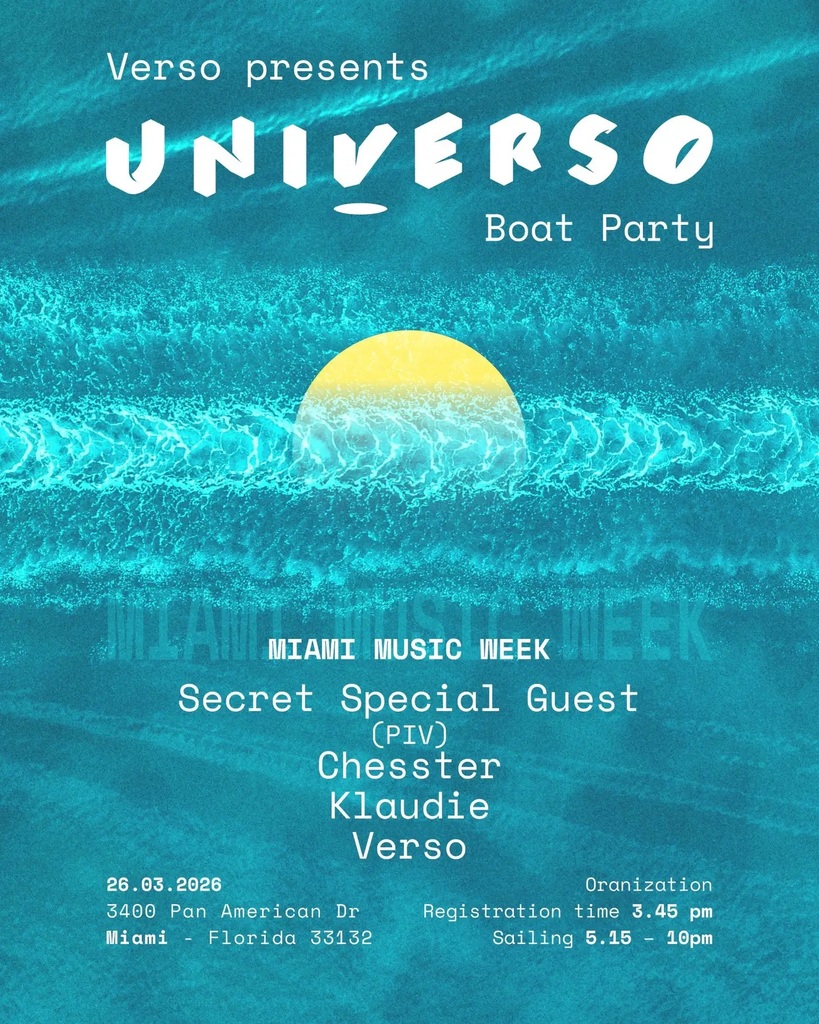Verso presents: UNIVerso BOAT PARTY MMW Image
