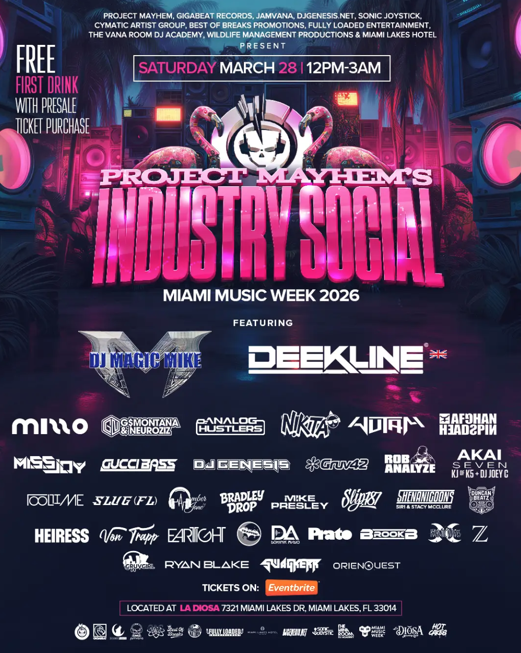 Project Mayhem Industry Social 2026 | Miami Music Week