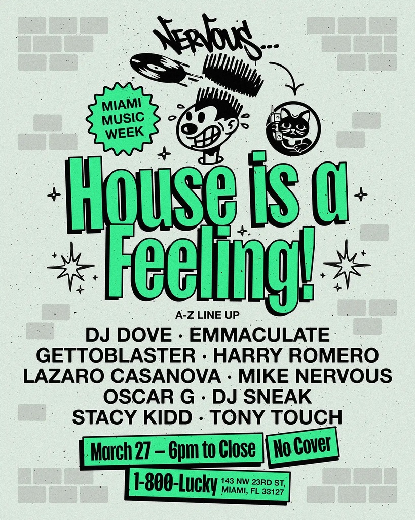 House Is A Feeling with Oscar G, DJ Sneak, Tony Touch, Harry Romero + more Image
