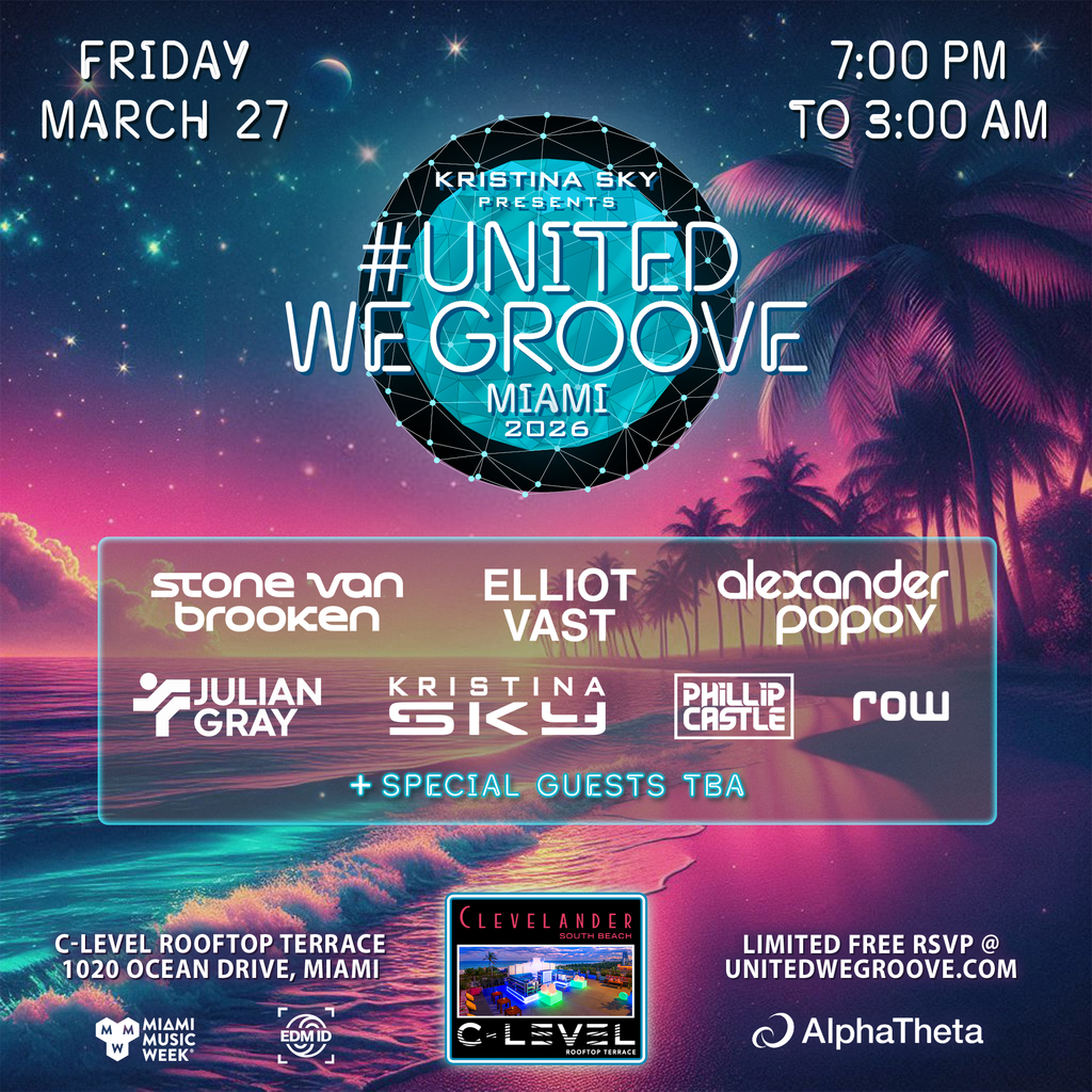 Kristina Sky presents United We Groove Miami 2026 Image