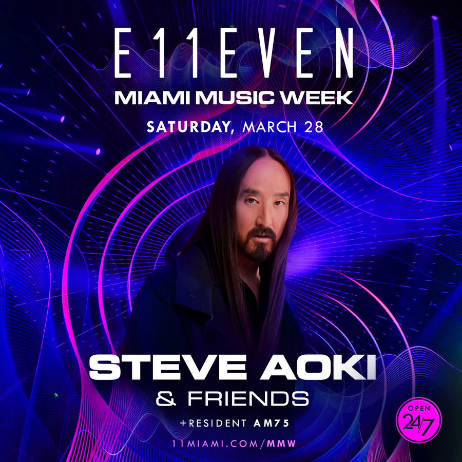 MIAMI MUSIC WEEK AT E11EVEN: STEVE AOKI & FRIENDS Image