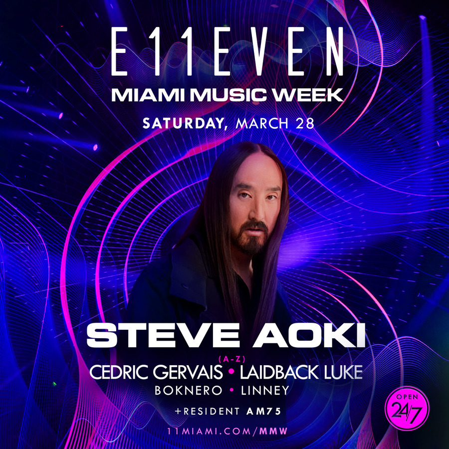 MIAMI MUSIC WEEK AT E11EVEN: STEVE AOKI & FRIENDS Image