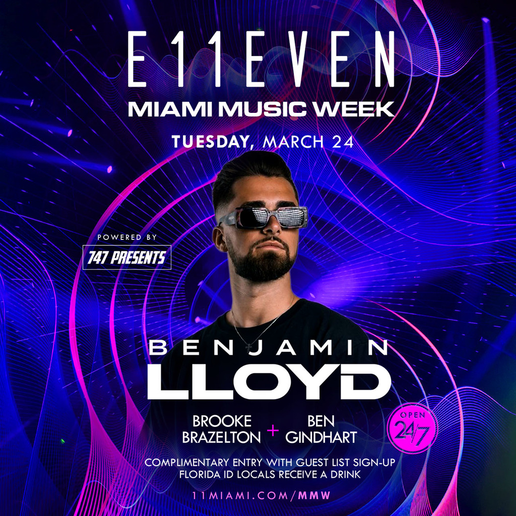 MIAMI MUSIC WEEK AT E11EVEN: BENJAMIN LLOYD Image