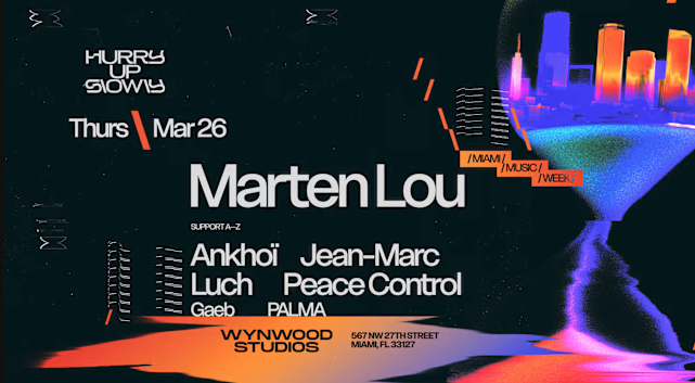 Marten Lou, Ankhoï, Luch, Peace Control @ Wynwood Studios Image