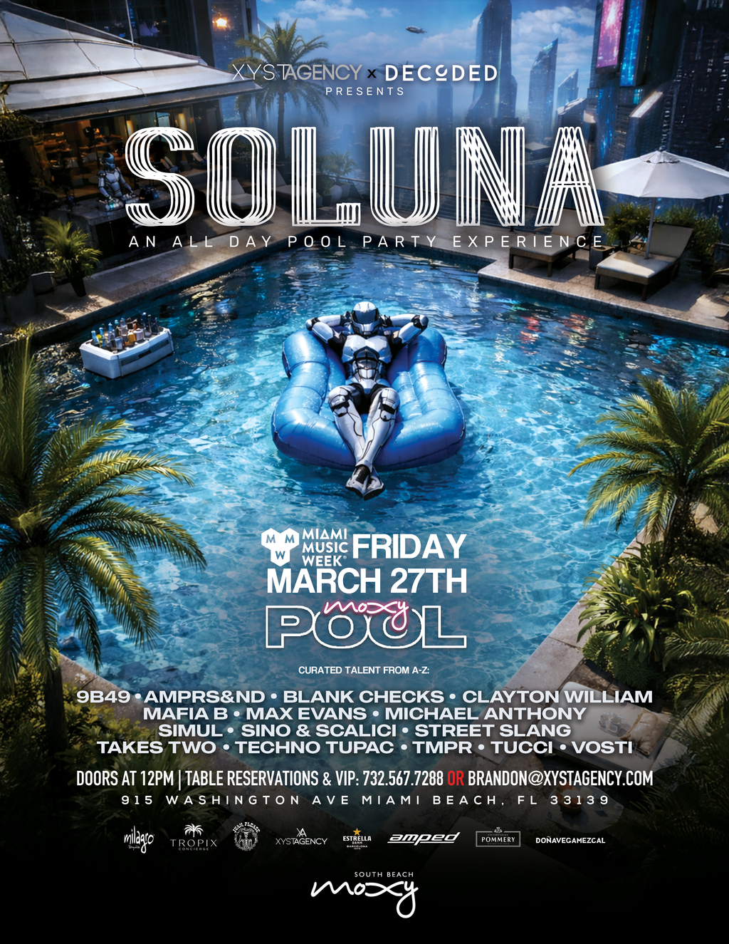 XYST Agency Presents: #Soluna Pool Party Image
