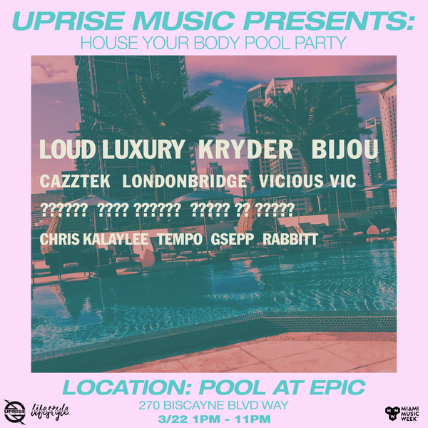 House Your Body Pool Party Image House Your Body Pool Party Image