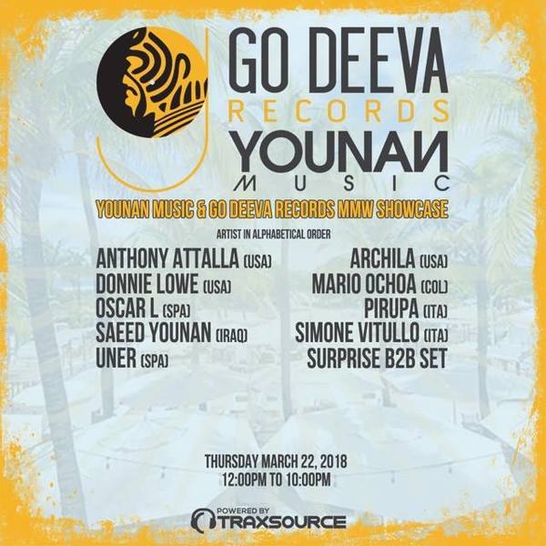 Music Beach House presents Go Deeva and Younan Music Showcase Image Music Beach House presents Go Deeva and Younan Music Showcase Image