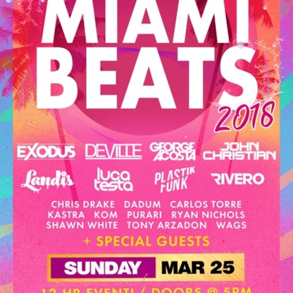 Miami Beats 2018 Image Miami Beats 2018 Image