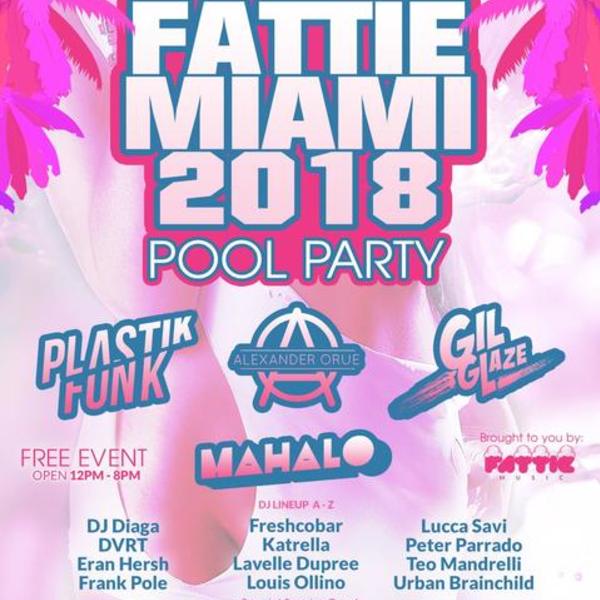 Fattie Music by the pool Image Fattie Music by the pool Image
