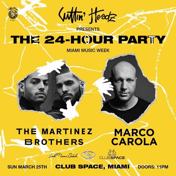 The Martinez Brothers + Marco Carola on the Space Terrace - 24hr Closing Party Image The Martinez Brothers + Marco Carola on the Space Terrace - 24hr Closing Party Image