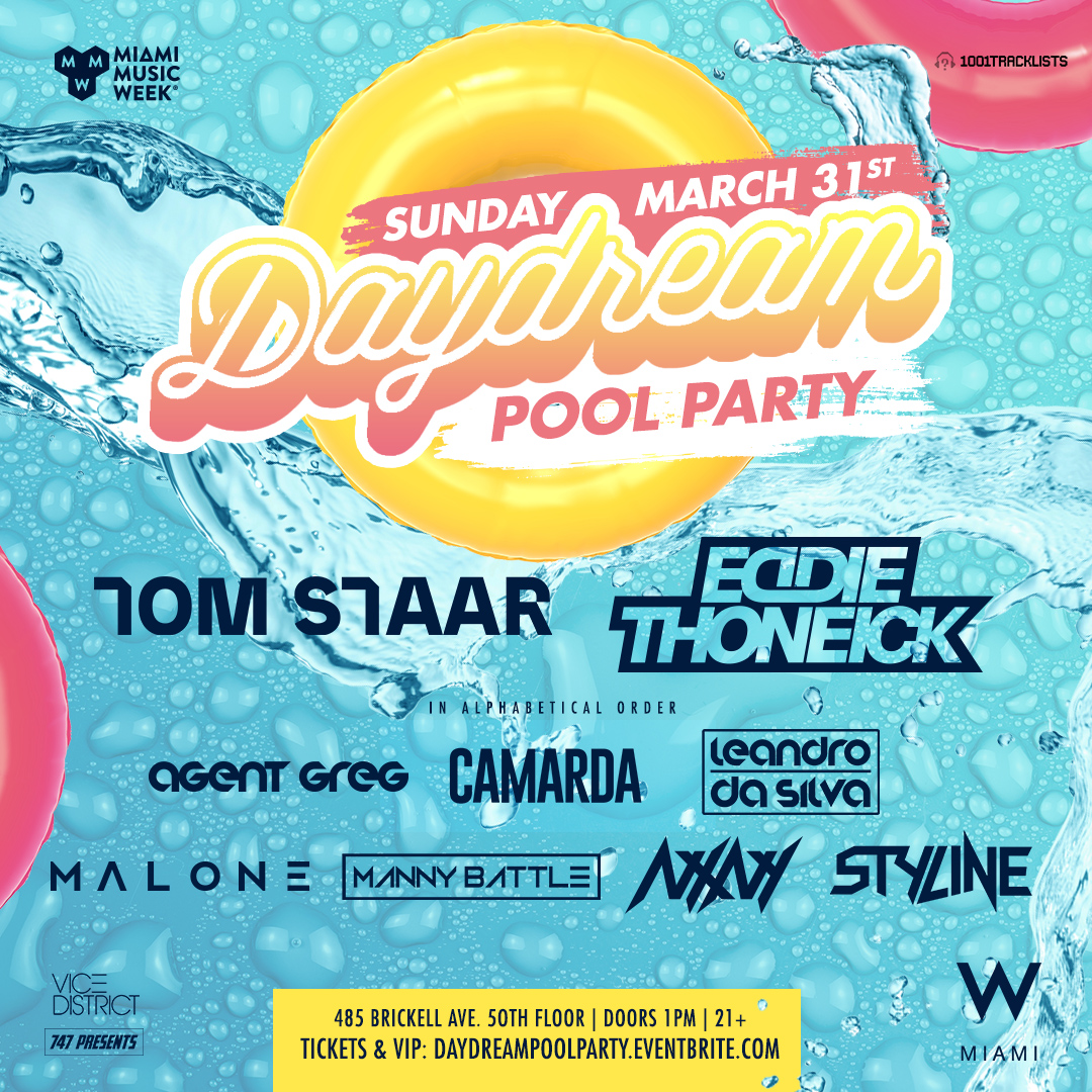 Daydream Rooftop Pool Party Miami Music Week