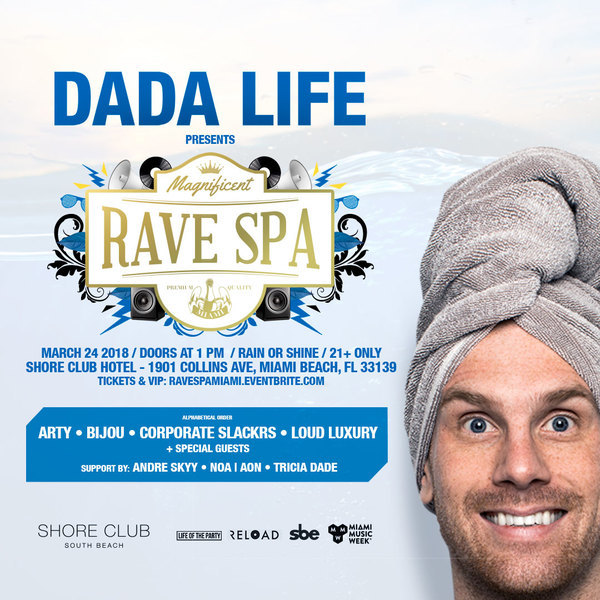 Dada Life presents Magnificent Rave Spa Image Dada Life presents Magnificent Rave Spa Image