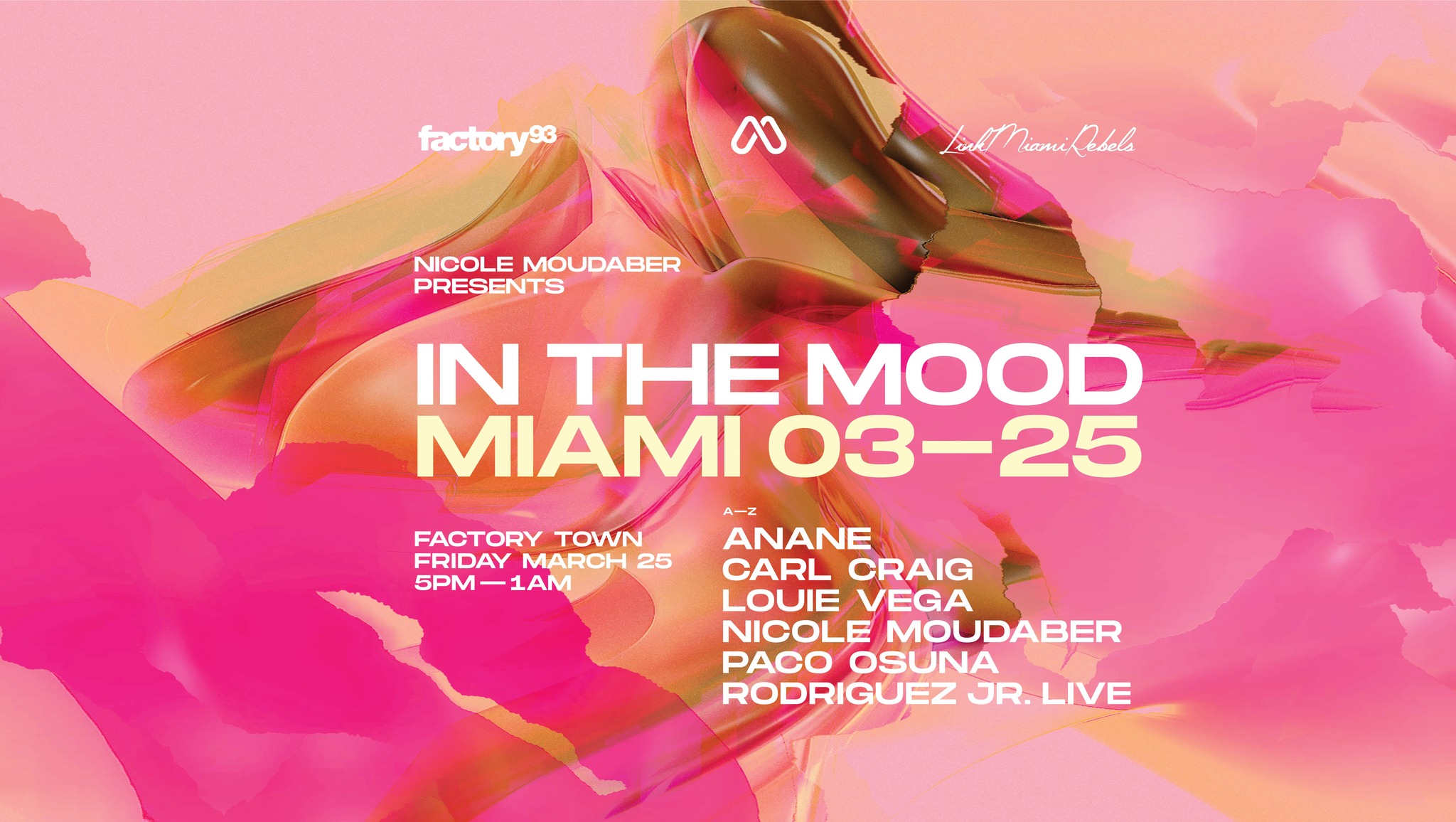 Nicole Moudaber presents In The Mood Miami Event