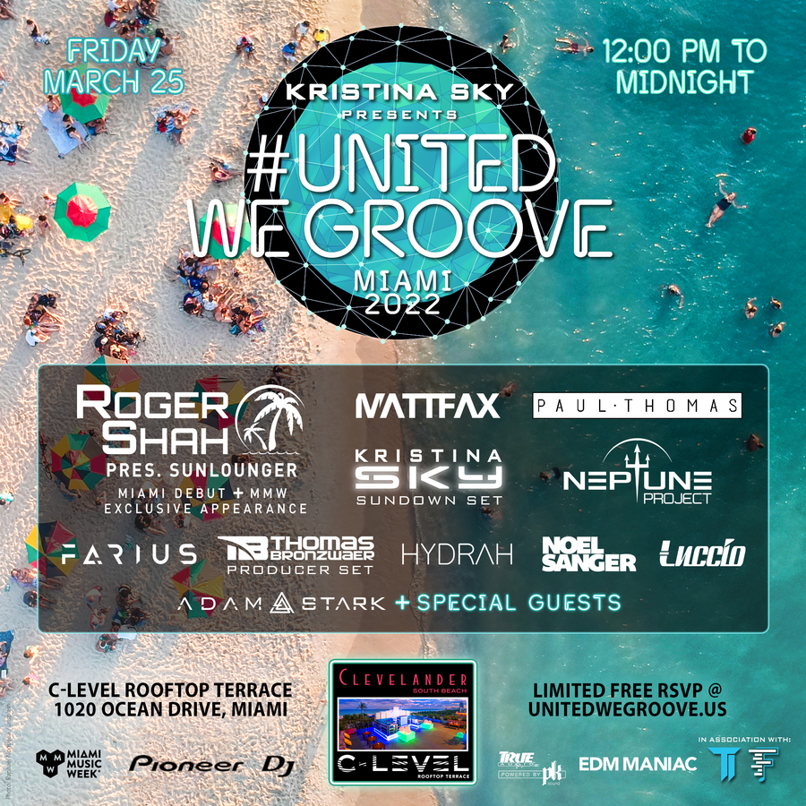 Kristina Sky presents United We Groove Miami 2022 Image