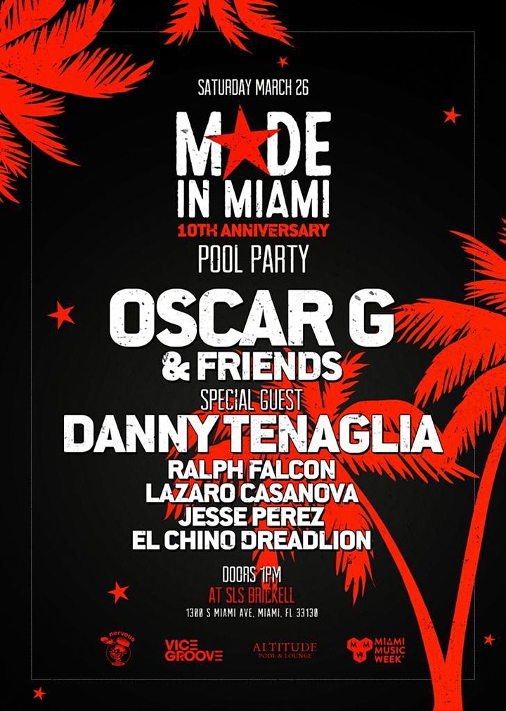 Made In Miami 10 Year Anniversary Pool Party Image